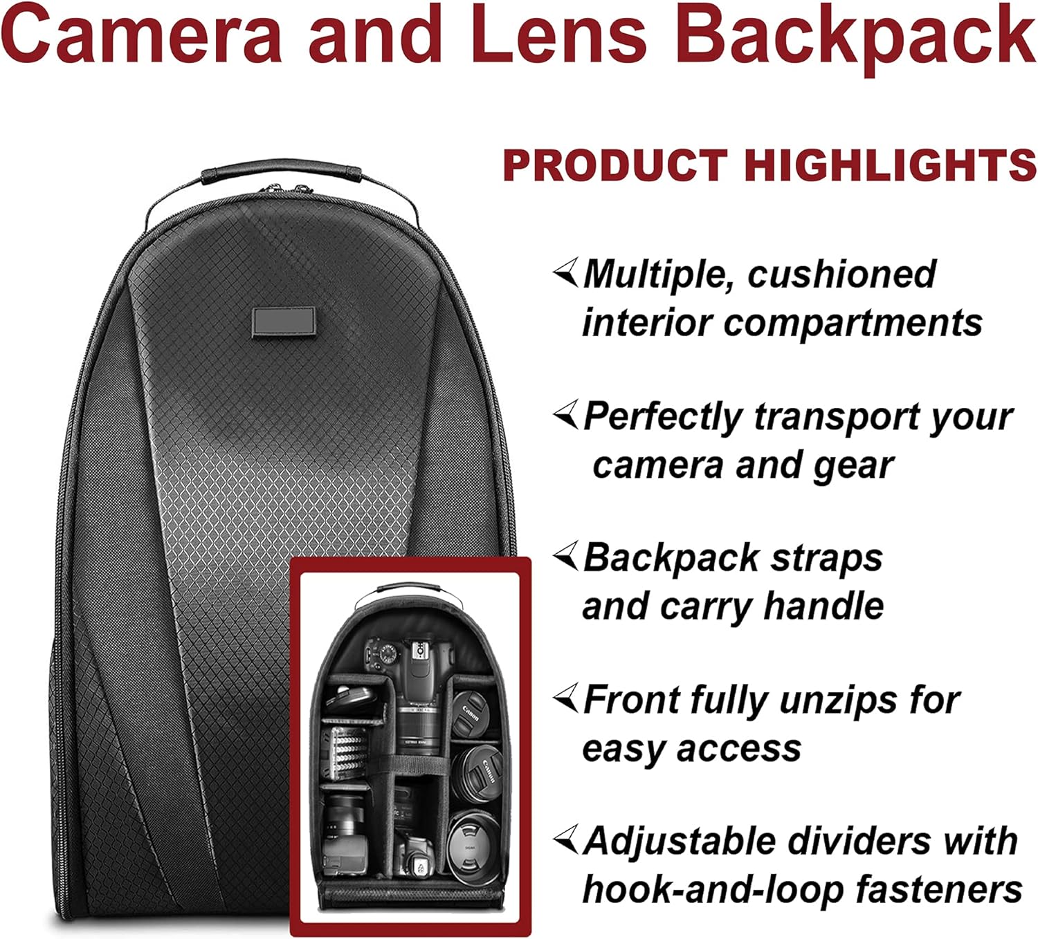 DSLR Camera with 18-55mm + 75-300mm Lenses, 128GB Memory Card, Tripod, Case, Wideangle Lenses (Renewed) C4557