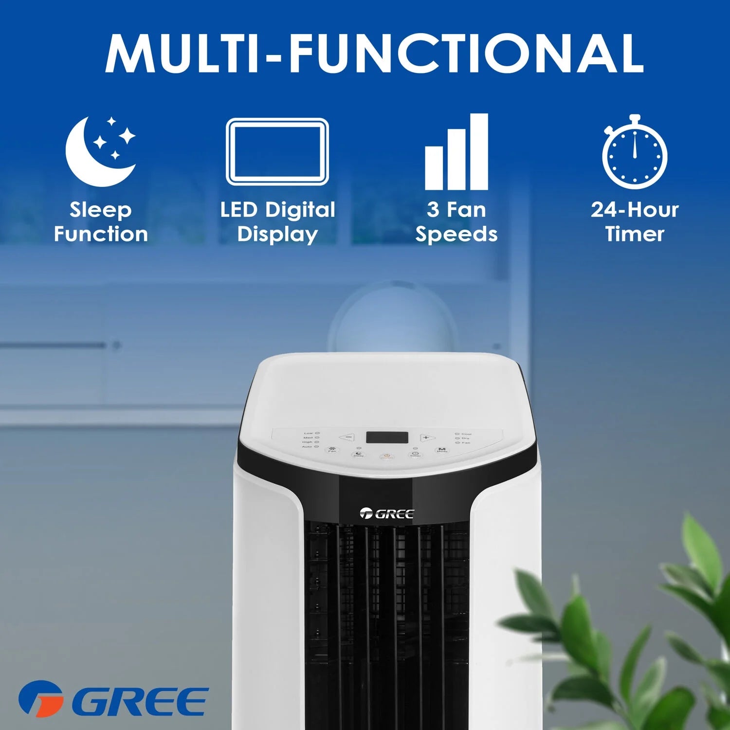 6,000 BTU Portable Air Conditioner with Remote V1125