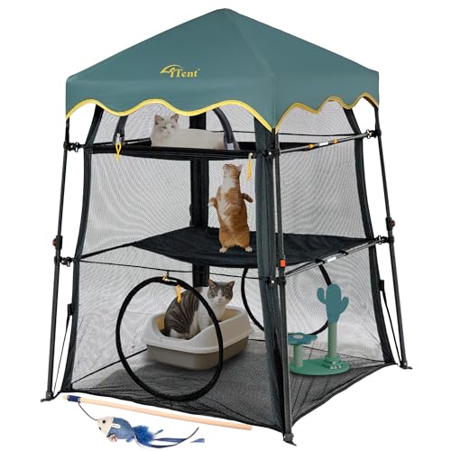 3 Tier Portable Cat Enclosure Tent Q874