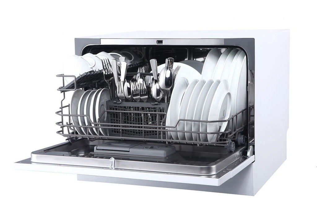 White Countertop Dishwasher H691