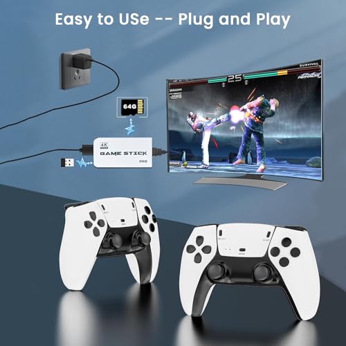 Wireless Retro Game Console with 20000+ Games and 4K HDMI Output Z56410