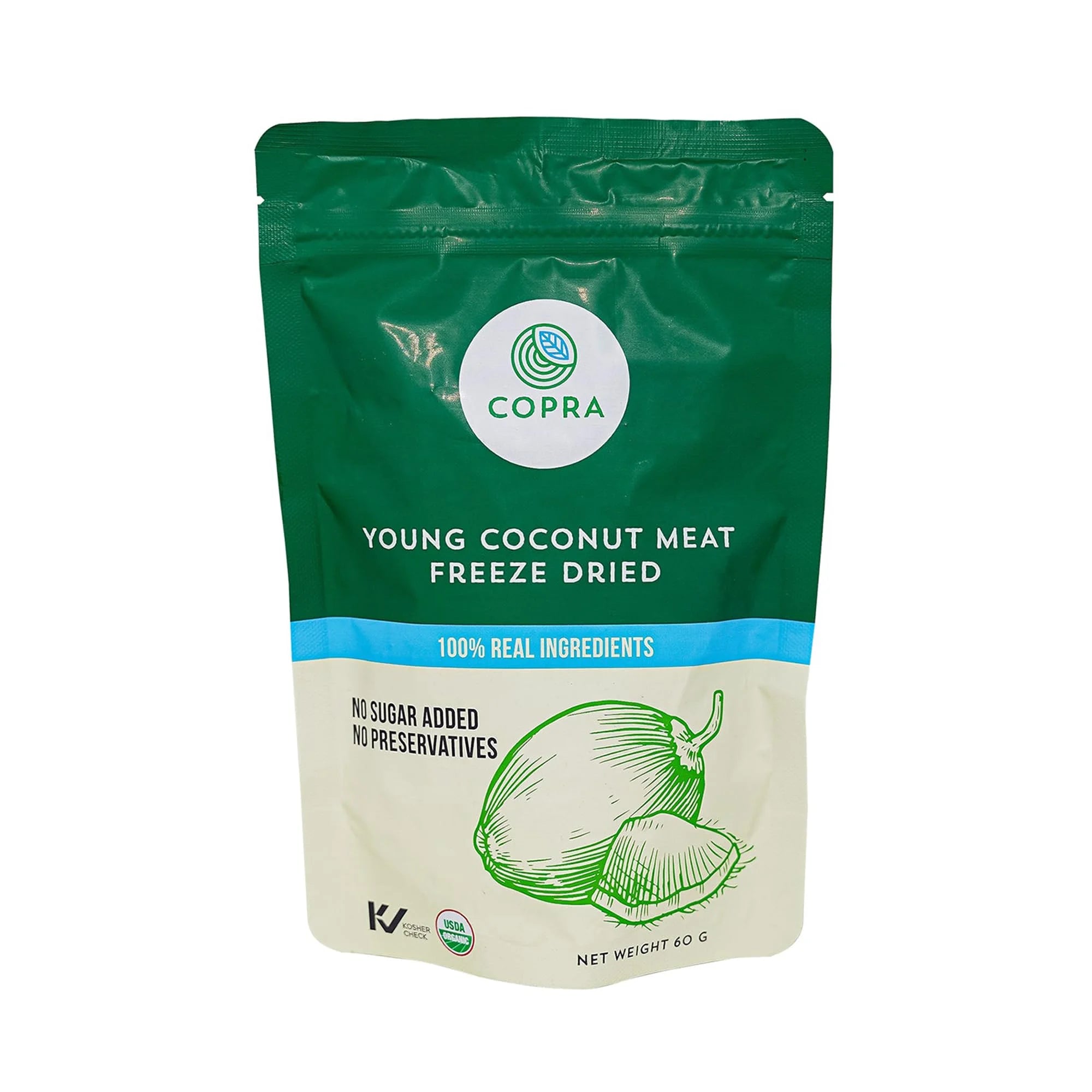 Young Thai Coconut Freeze-Dried Meat, Case of 10 W482522