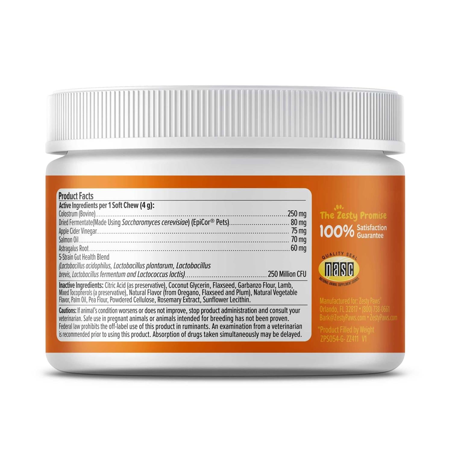 Dog Allergy Relief Supplement Omega 3 Probiotics H6203
