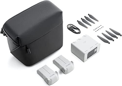 DJI Mini 3 Fly More Kit with Two Intelligent Flight Batteries, Two-Way Charging Hub, Shoulder Bag, Propeller 2-Pairs H79144
