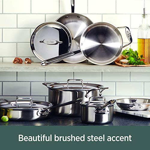 5-Ply Brushed Stainless Steel Stockpot 8 Quart C849