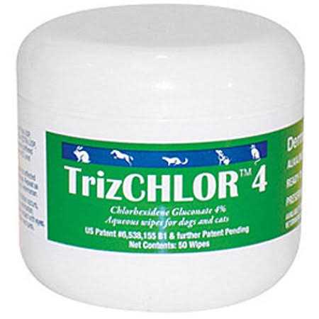 TrizCHLOR 4 Wipes for Dogs & Cats F6147