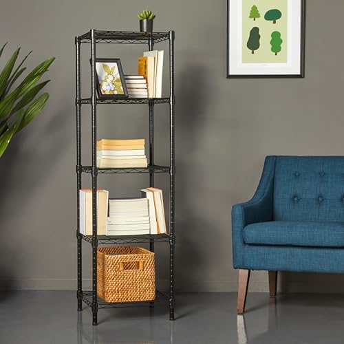 3-Shelf Adjustable Heavy Duty Steel Wire Rack Storage Shelving, Chrome M3299
