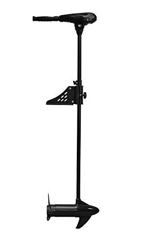 55lb Thrust Saltwater Electric Pontoon Trolling Motor with Deck Mount Bracket & 55" Shaft R446