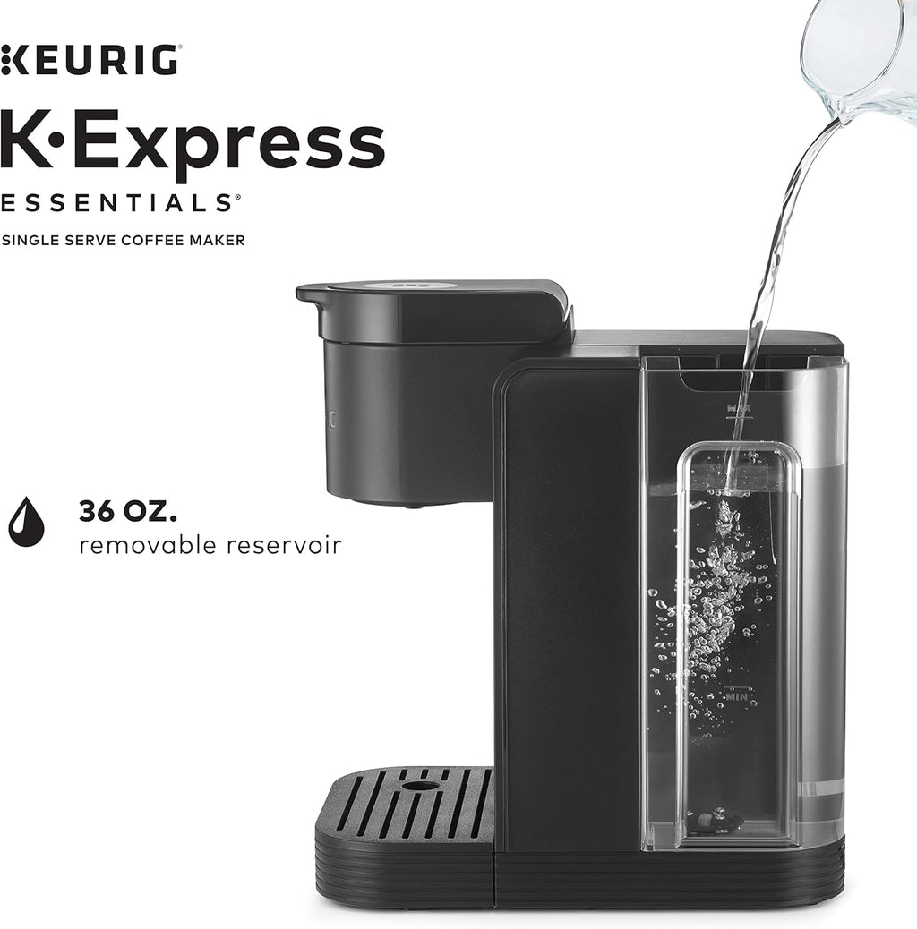 Single Serve K-Cup Pod Coffee Maker with 36 OZ Removable Reservoir T890192