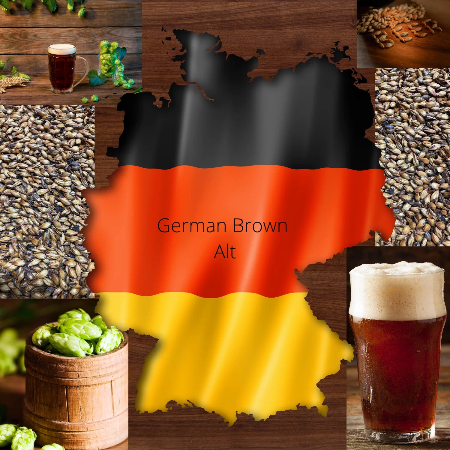 German Brown Alt Ale Extract Beer Brewing Recipe Kit 5 Gallon M68107