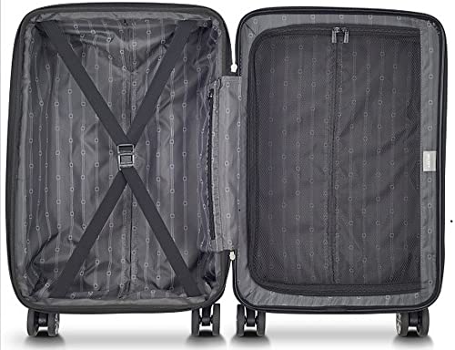 Rose Gold Hardside Expandable Luggage with Spinner Wheels, Carry-On 21-Inch I88731