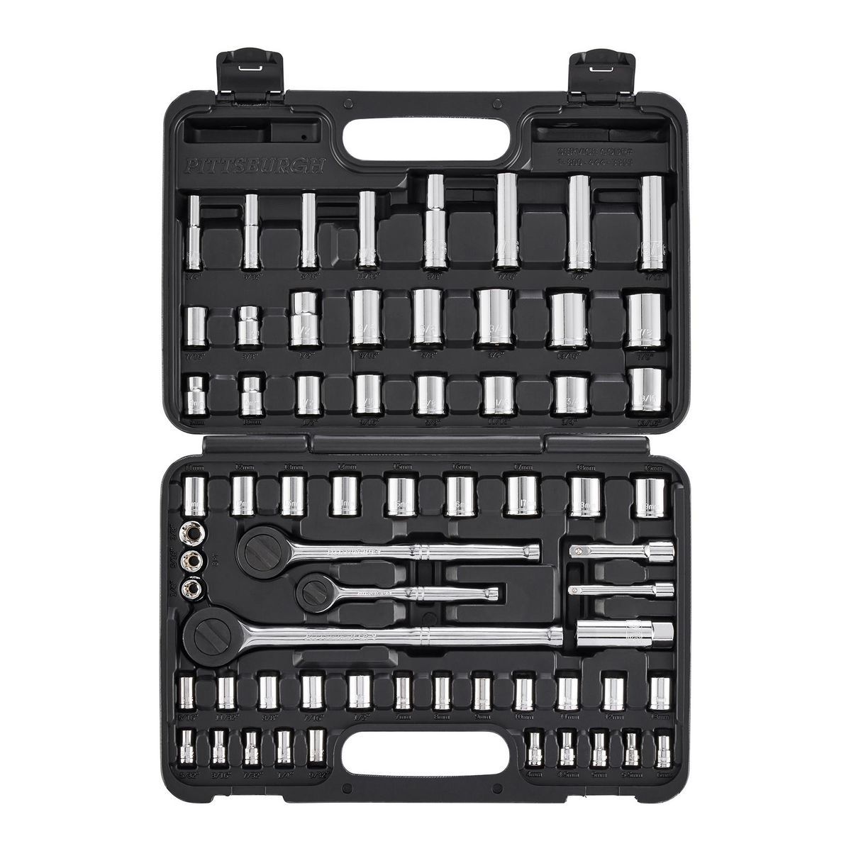 64-Piece SAE and Metric Socket Set D2507