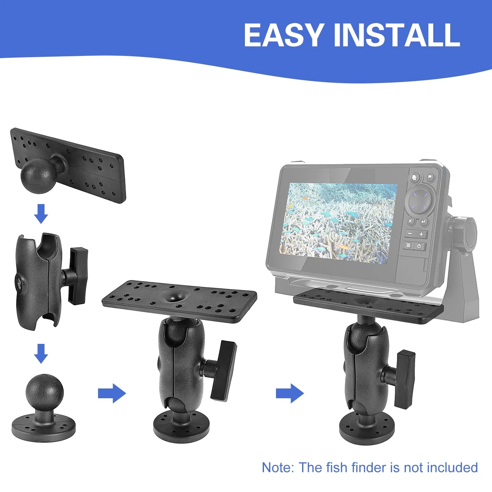 Portable Kayak Fish Finder Mount E377236