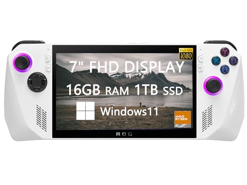 ROG Ally 120Hz Gaming Handheld 7 inch FHD Touchscreen Display AMD Ryzen Z1 Extreme Processor 16GB RAM 1TB SSD C656021