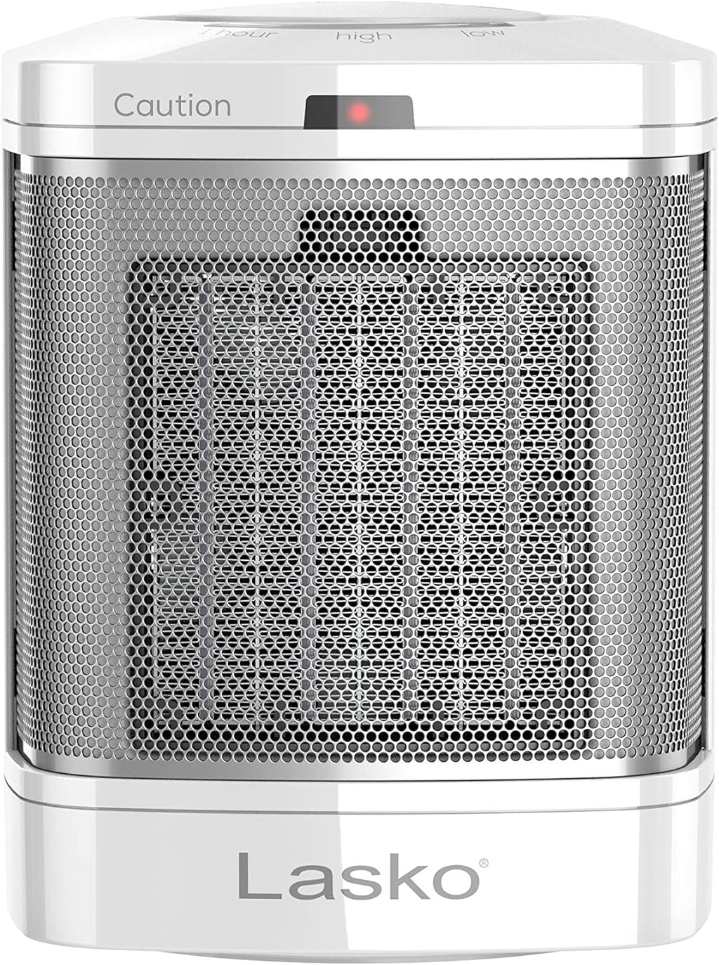 Ceramic Adjustable Thermostat Space Heater, Non-Oscillating, Small Portable Ceramic Space Heater, White G236648