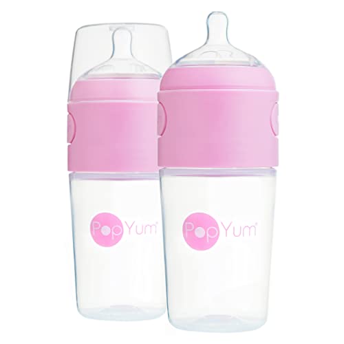 5 oz Pink Anti-Colic Baby Bottles, 3-Pack E883488