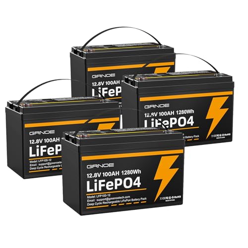 12V 100Ah LiFePO4 Battery Group 31 With Built-in 100A BMS B70742
