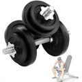 Adjustable Dumbbell Set with Weight Plates A9120