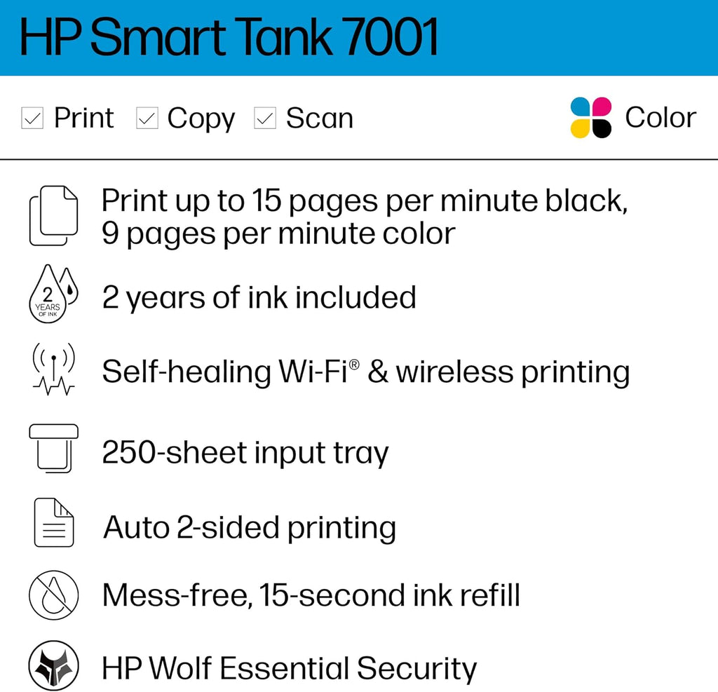 Wireless All-in-One Ink-Tank Printer Q44935