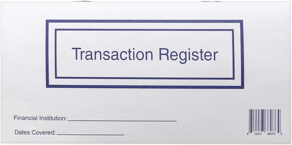 Pack of 10 Checkbook Registers D4783