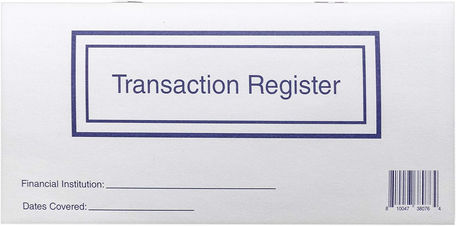 Pack of 10 Checkbook Registers D4783