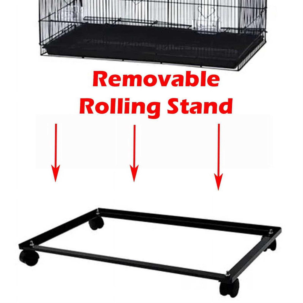 55 Extra Large Rolling Stand Cage for Ferret Chinchilla Sugar Glider Rats D561372