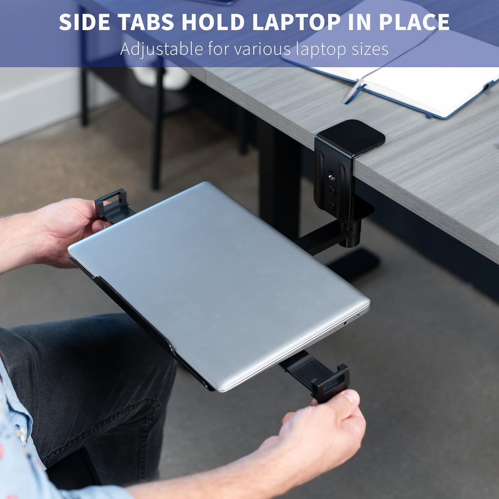 Black 12 x 9 inch Rotating Laptop Tray M3972