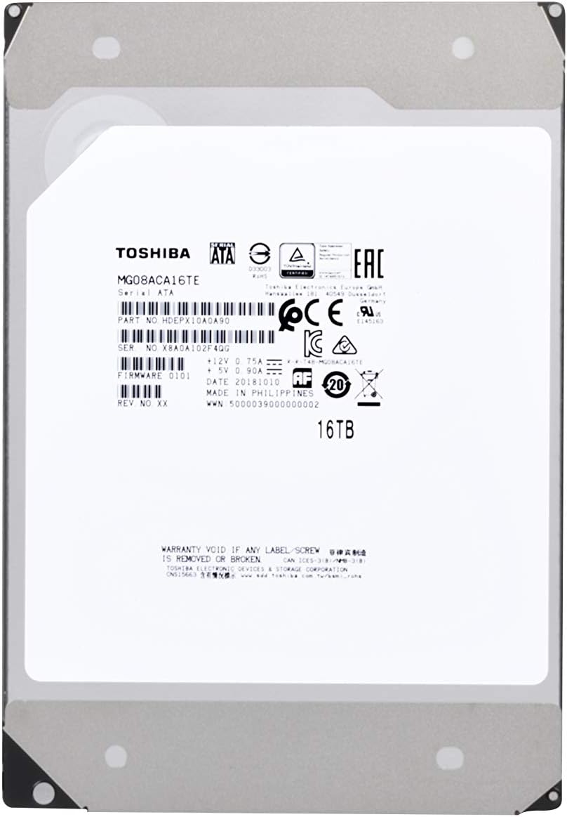 16TB 7200RPM 3.5 SATA Enterprise Hard Drive A6550