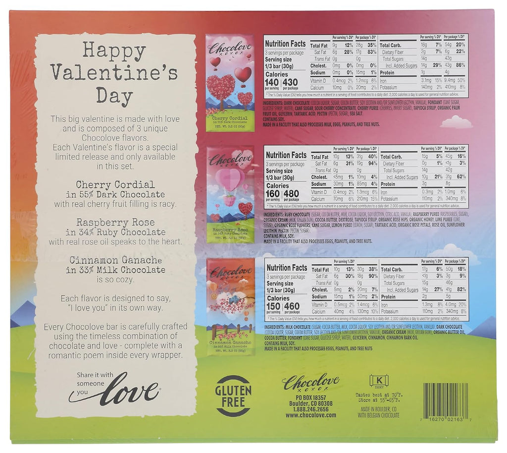 9.6 OZ Assorted Chocolate Bars D627506