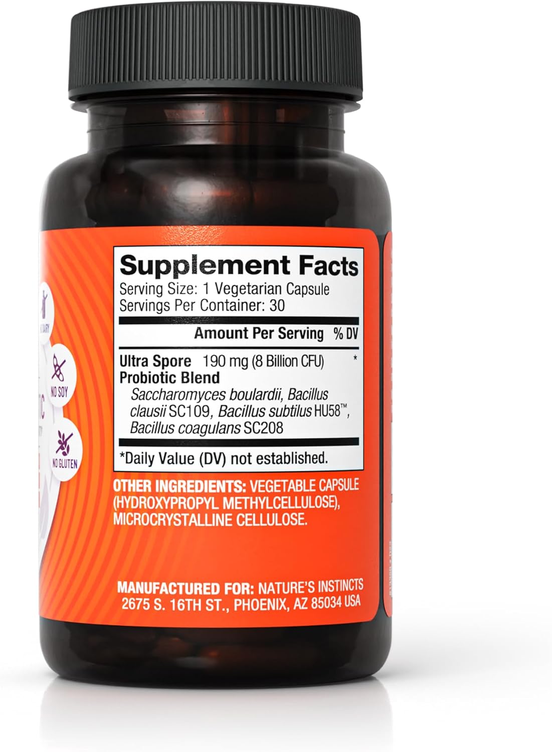 30 Capsules Soil Based Probiotic E5142
