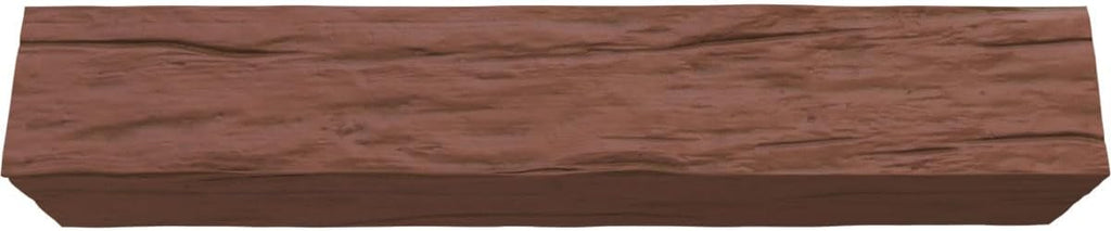 3-Sided Faux Wood Ceiling Beams, 8-in. W x 8-in. H x 8-ft. L, Redwood R1559