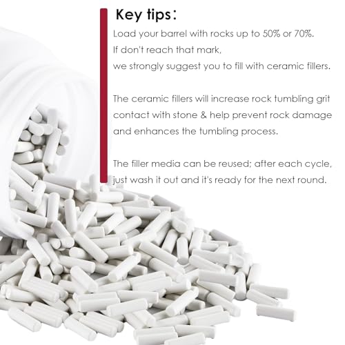 4 Lbs. 4-Steps Rock Tumbling Grit and Polish Refill C3580