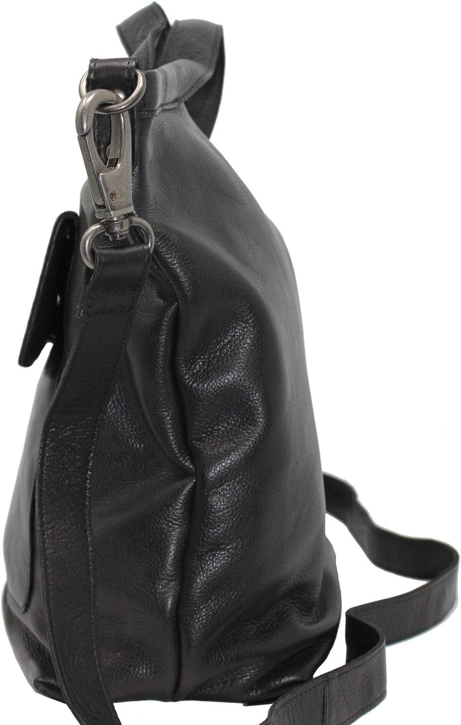 Black Leather Tote Bag K13821