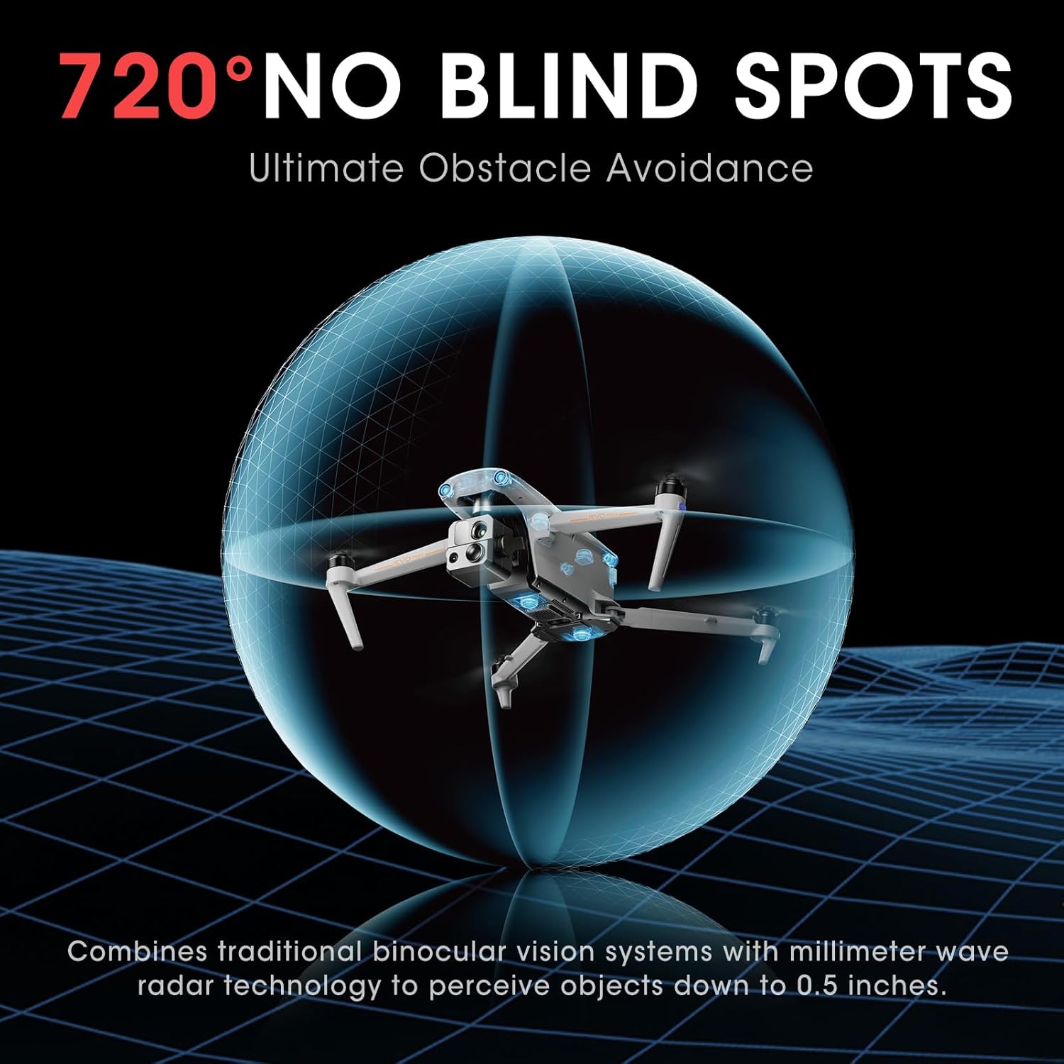Starlight Night-Vision Thermal Laser 4 Camera Drone F709380