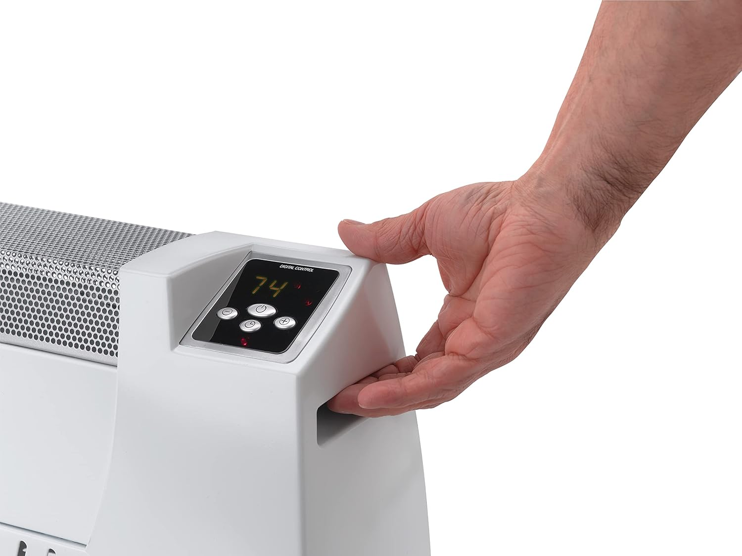 White Low Profile Room Heater A9038