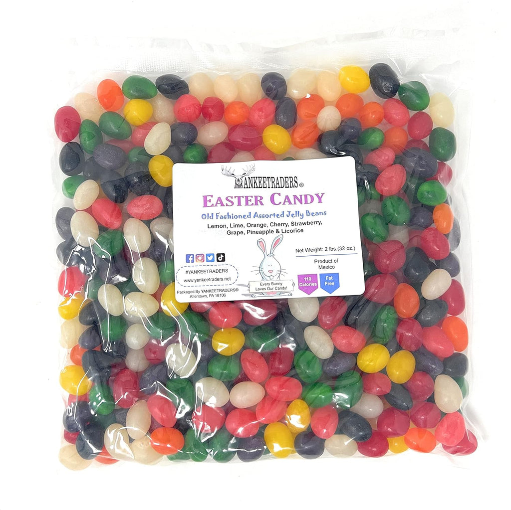 2 Pound Bag Assorted Fruit Flavored Jelly Beans T29918