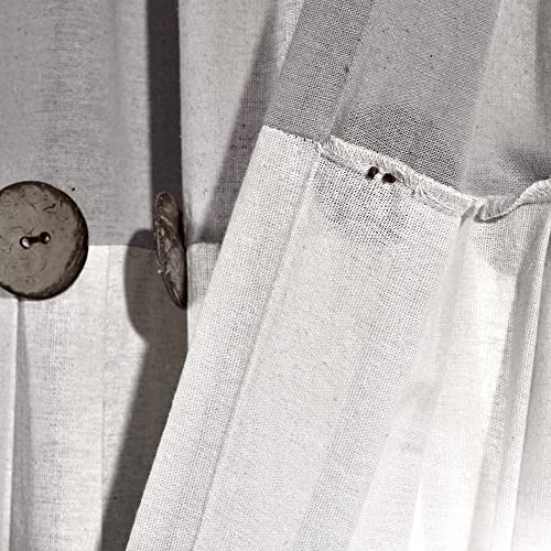 Dark Linen Tier Curtain Set, Pair, 29" W x 36" L K40030