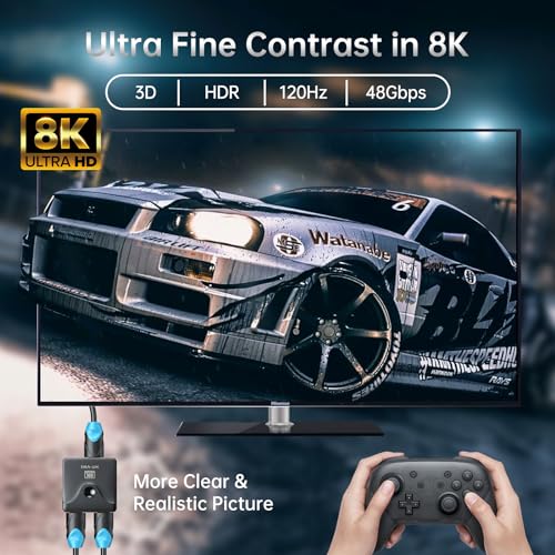 HDMI Switch 4K Bidirectional Splitter 2 in 1 Out G587