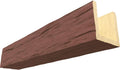 3-Sided Faux Wood Ceiling Beams, 8-in. W x 8-in. H x 8-ft. L, Redwood R1559
