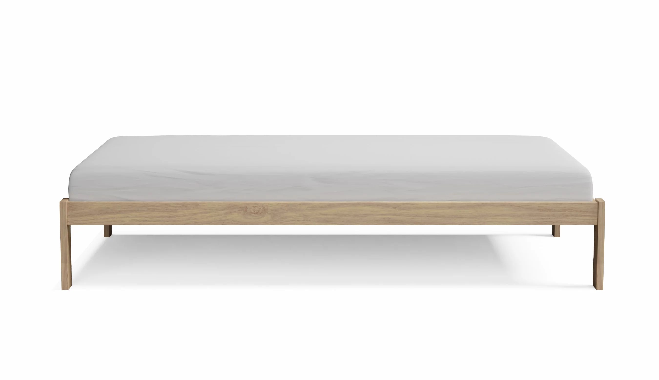 Twin Size Solid Pine Wood Platform Bed C852