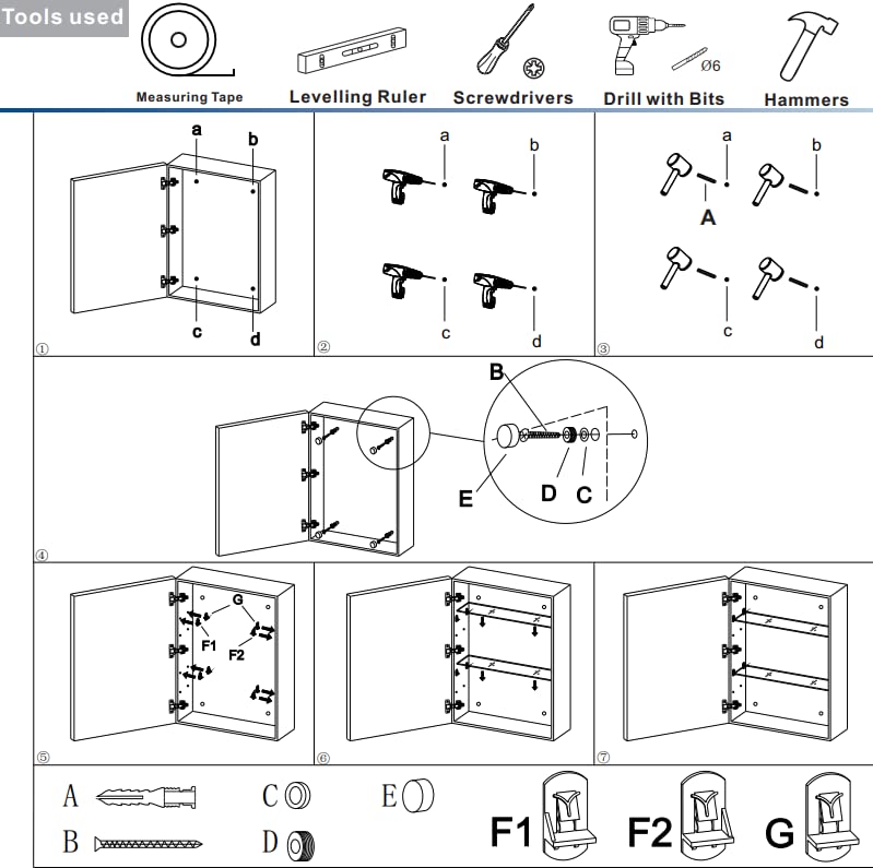 24 Inch X 28 Inch Stainless Steel Wall Mounted Medicine Cabinet with Double Touch Switches N8195