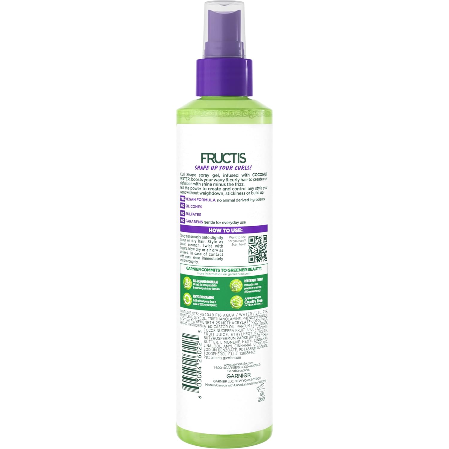 Curl Defining Spray Gel, 8.5 Fl Oz G76673
