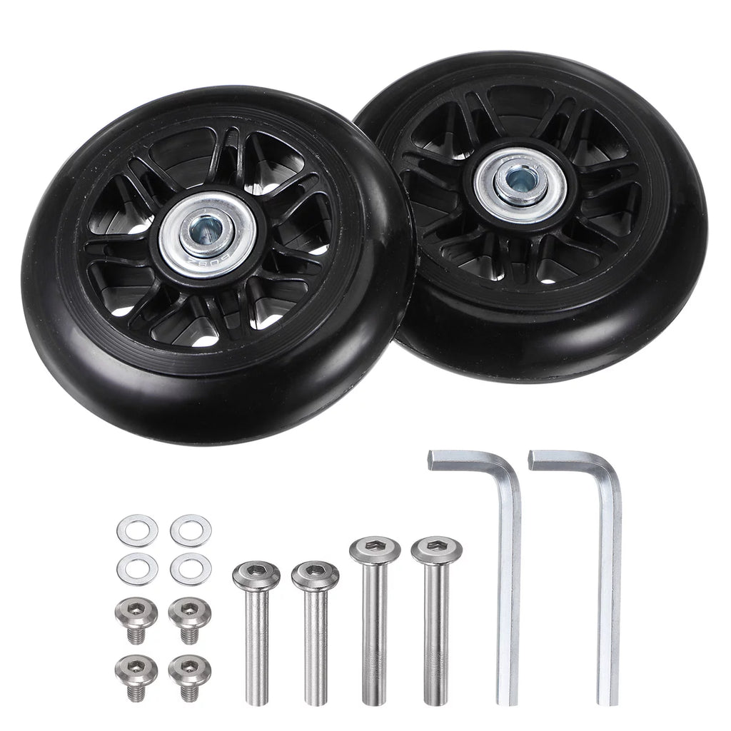 4 PU Bearing Replacement Luggage Wheels for Suitcase X61146