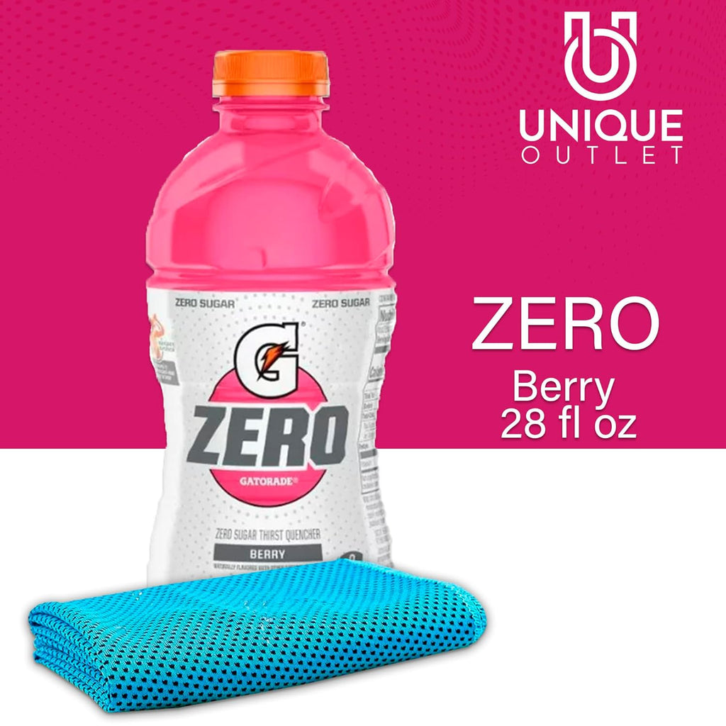 9-Pack Berry Electrolyte Enhanced Sports Drink 28 fl oz Plastic Bottle L32728