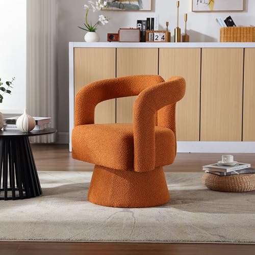 Rose Red Round Accent Chair X5872