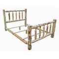 Rustic Natural Cedar Extra Large Log Bed U938