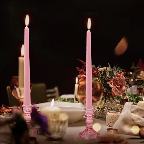Glass Candlestick Holders Set of 6 F58790