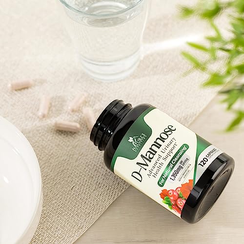 180 Capsules D-Mannose & Cranberry Extract 1350mg S45349