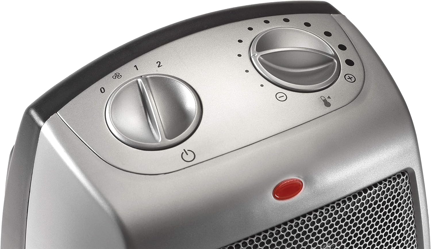Ceramic Adjustable Thermostat Space Heater, Non-Oscillating, Small Portable Ceramic Space Heater, White G236648