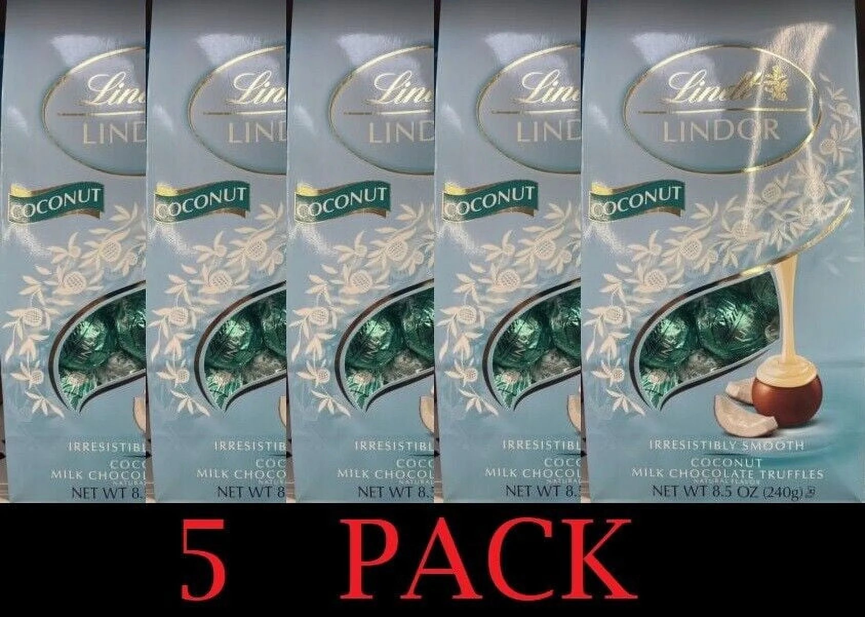 5 Pack 8.5 oz Milk Chocolate Truffles O46221